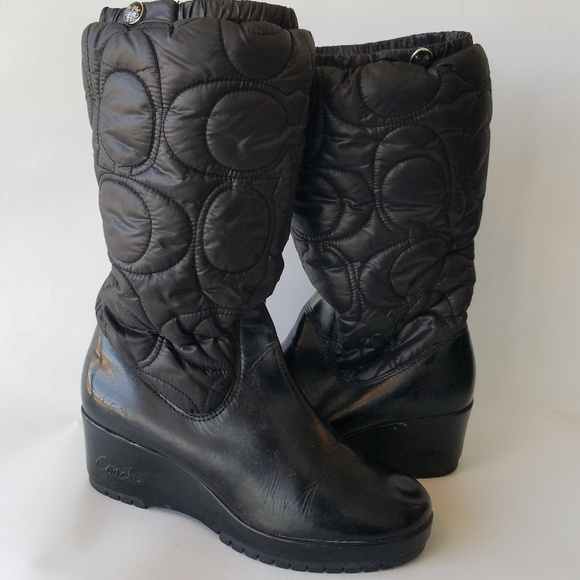 coach waterproof boots